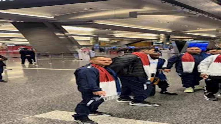 5 صور لوصول بعثة بيراميدز إلى قطر استعدادا للمشاركة في كأس الإنتركونتي 5 صور لوصول بعثة بيراميدز إلى قطر استعدادا للمشاركة في كأس الإنتركونتي