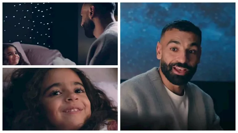 محمد صلاح وابنته “كيان” يشاركان في إعلان جديد: “ناس كتير قالولي إني قل محمد صلاح وابنته “كيان” يشاركان في إعلان جديد: “ناس كتير قالولي إني قل