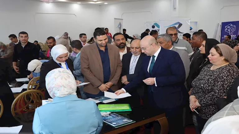 بني سويف تنظم ملتقى توظيف لدعم تشغيل الشباب والمرأة وذوي الإعاقة