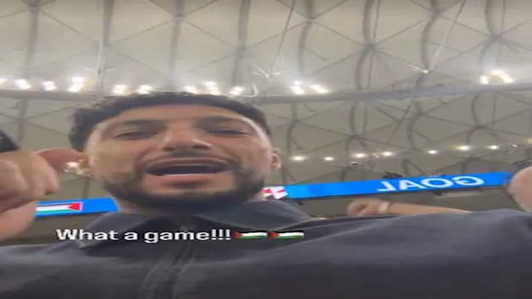 “داخل المدرجات”.. احتفال قوي من وسام أبو علي بتعادل فلسطين مع تونس في “داخل المدرجات”.. احتفال قوي من وسام أبو علي بتعادل فلسطين مع تونس في