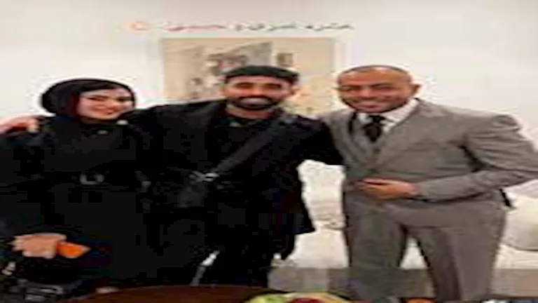 5 صور لمروان عطية رفقة زوجته بحفل تامر عاشور