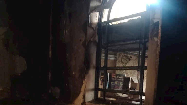 السيطرة على حريق اندلع داخل كنيسة القديس أثناسيوس الرسولي ب