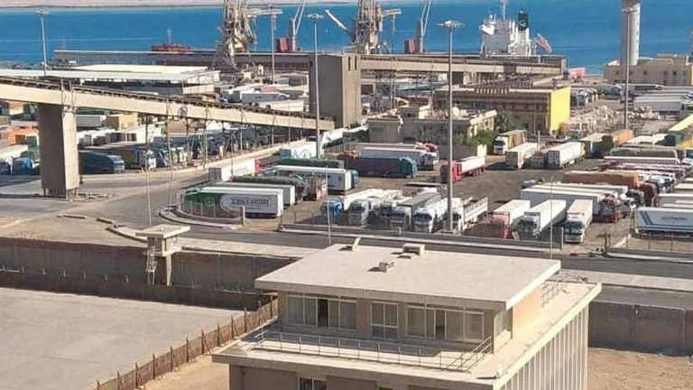 تداول 15 ألف طن بضائع و880 شاحنة بموانئ البحر الأحمر