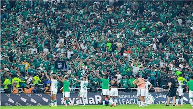 النادي الأهلي يهنئ فريق أهلي جدة السعودي بعد التتويج ببطولة دوري أبطال آسيا