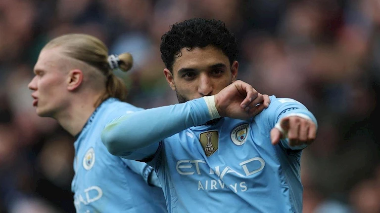 ماذا قدم عمر مرموش مع مانشستر سيتي قبل نهائي كأس الاتحاد الإنجليزي؟