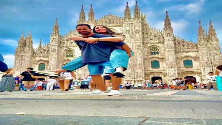 حسني عبد ربه يحتفل بحبه مع زوجته ميرنا الغيطي ويشارك صورًا مميزة من حياتهما المشتركة