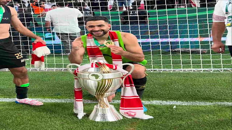 وداع مؤثر بين لاعبي الزمالك وحمزة المثلوثي بعد مسيرة خمس سنوات