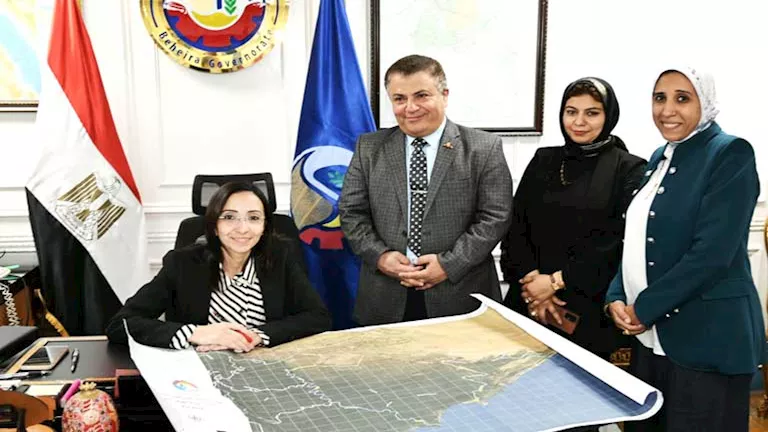 اعتماد خريطة الحدود الإدارية البحيرة بالتنسيق مع المحافظات المجاورة
