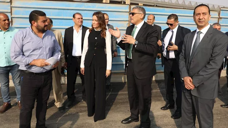 محافظ الجيزة يتفقد أعمال تطوير ميدان الرماية والطرق المؤدية للمتحف الك