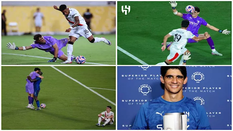 كيف قاد ياسين بونو الهلال للفوز على مانشيتي سيتي ؟