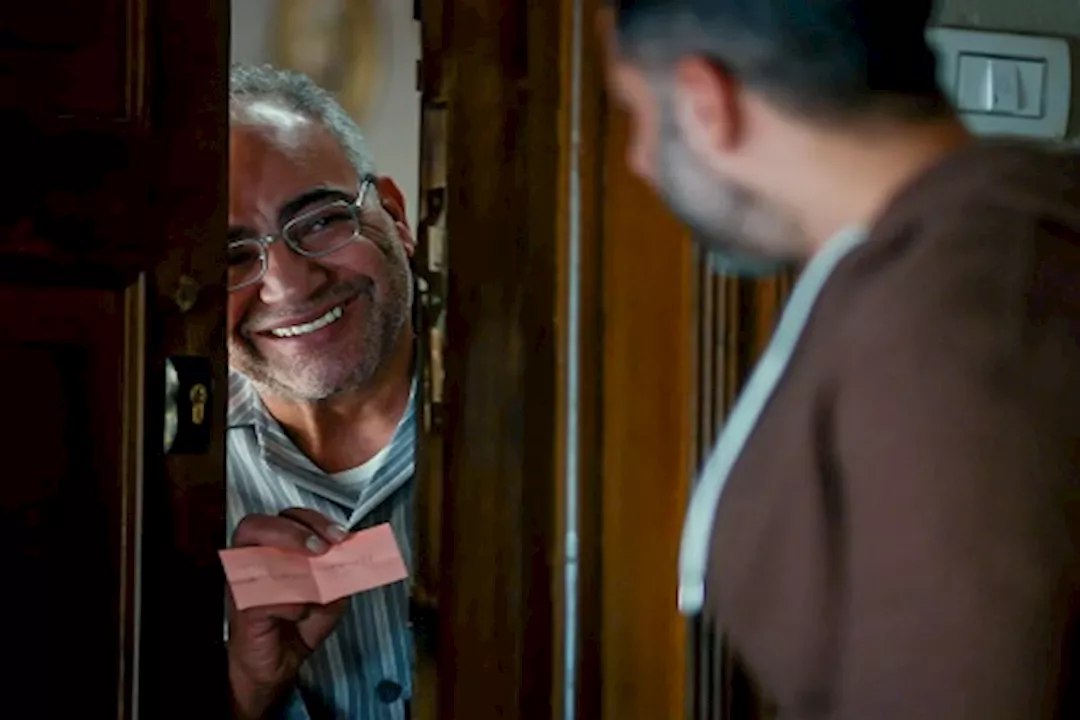 الفنان بيومي فؤاد برفقة الفنان محمد فراج في مسلسل