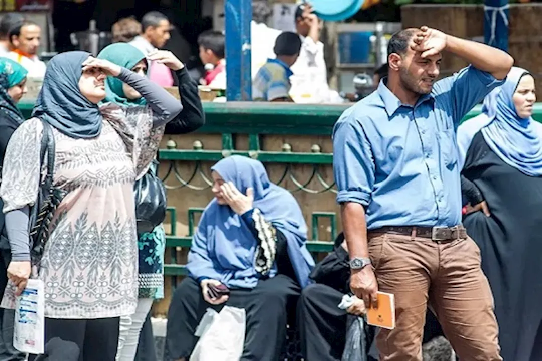 الموجة الحارة في مصر