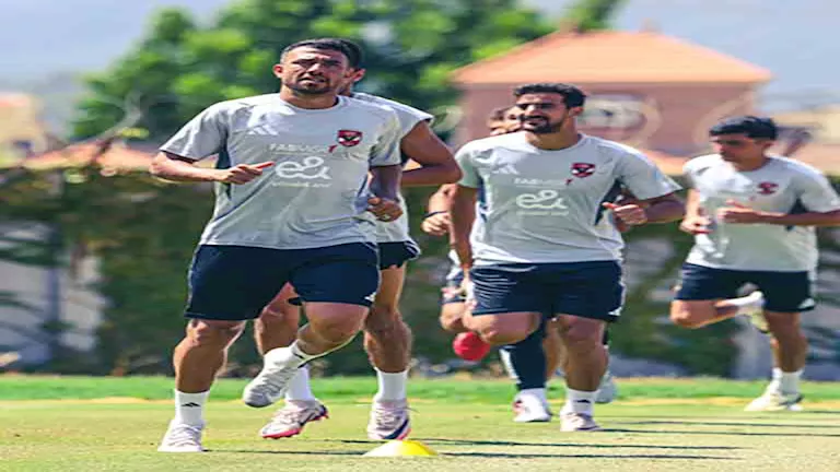 الأهلي يستعد لمواجهة البنزرتي التونسي في مباراة ودية اليوم