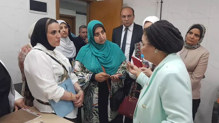 10 توجيهات من نائبة وزير الصحة خلال تفقد المنشآت الصحية بالدقهلية