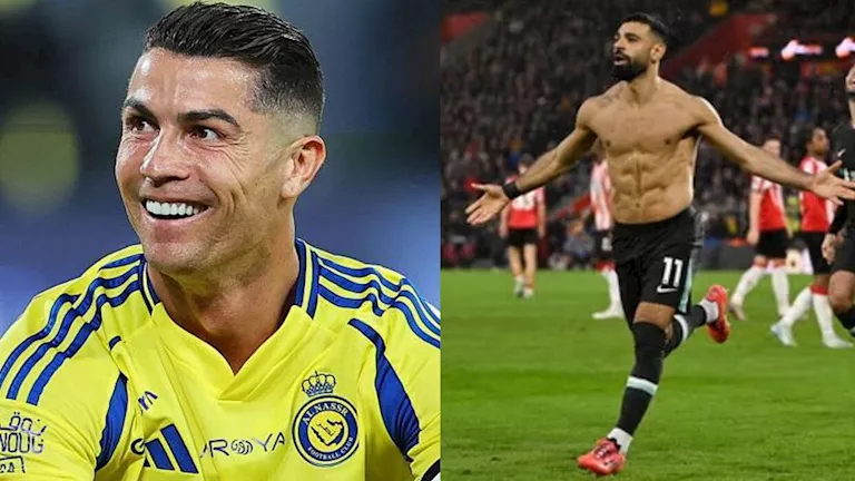 صلاح ورونالدو في مهرجان اعتزال شيكابالا التاريخي