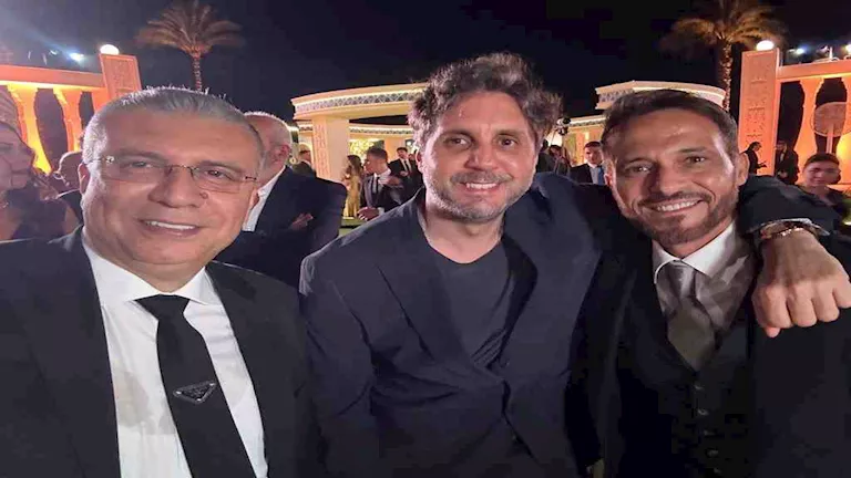 نجوم الفن يحتفلون بزفاف حفيد عادل إمام في حفل أسطوري