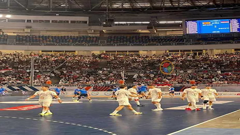 منتخب مصر للشباب يودع بطولة العالم لكرة اليد بعد الهزيمة من إسبانيا