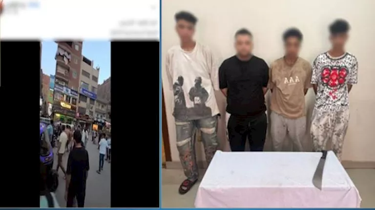 خناقة بالأسلحة البيضاء بين سائقي "التوك توك" بسبب أولوية المرور بالخصوص | فيديو