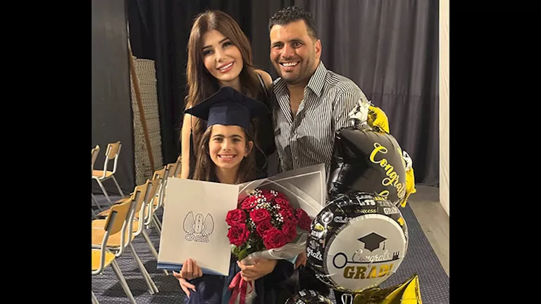 “ظهور نجم الأهلي”.. 10 صور من احتفال زوجة عماد متعب بعيد ميلاد ابنته