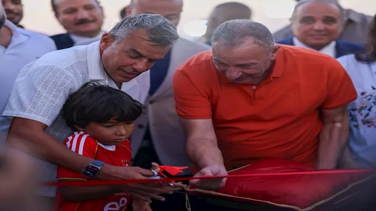 افتتاح مجمع حمام السباحة الجديد بالأهلي في الشيخ زايد بحضور الخطيب