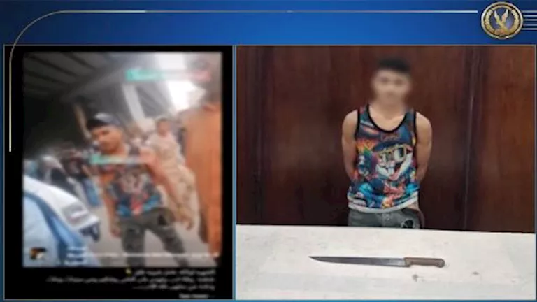 بعد تداول فيديو على السوشيال.. ضبط عاطل مارس البلطجة بالمرج