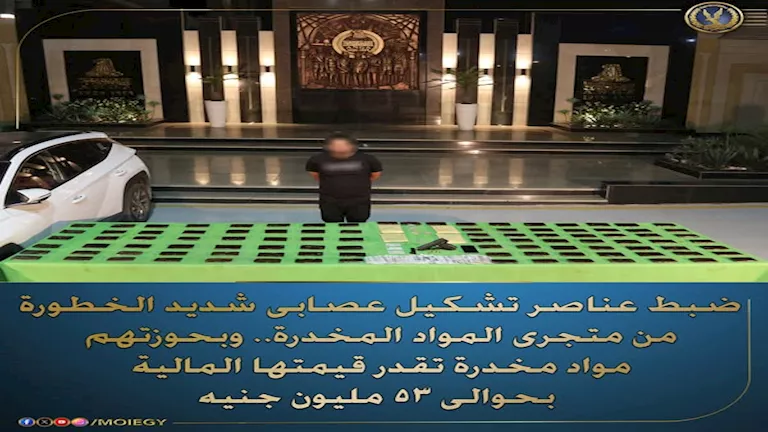 سقوط إمبراطورية مخدرات بـ53 مليون جنيه في ضربة واحدة