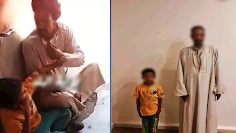 أب يضرب ابنه في فيديو صادم والداخلية تكشف التفاصيل