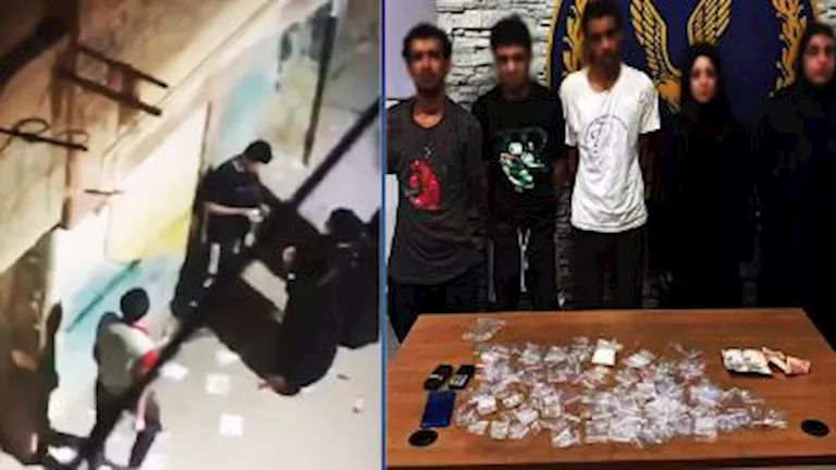 كاميرات السوشيال فضحتهم.. سقوط 3 رجال وسيدتين يروجون مخدرات بالمطرية