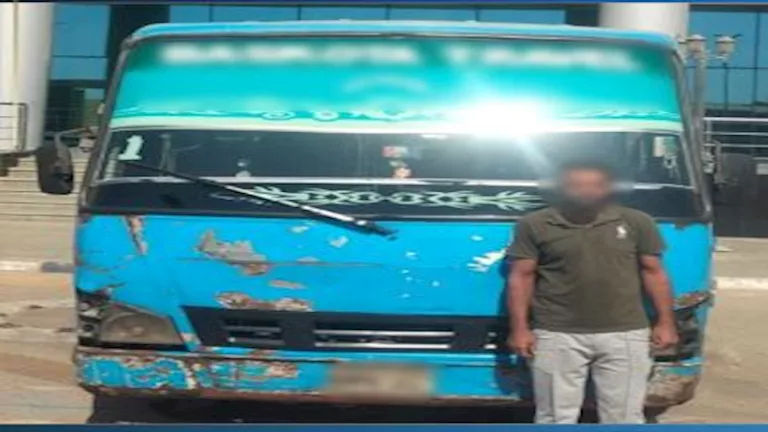 ضبط سائق أتوبيس بعد مشادة على أولوية المرور في الجيزة