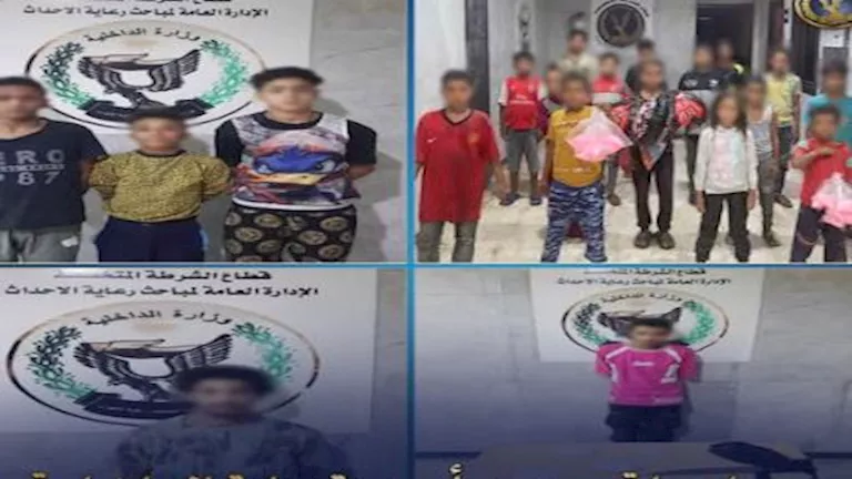 18 طفلًا معرضين للخطر.. ضبط عصابة تستغل الأحداث في الجيزة