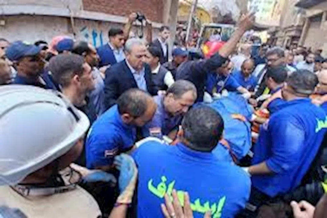 حريق مصنع ملابس بالغربية