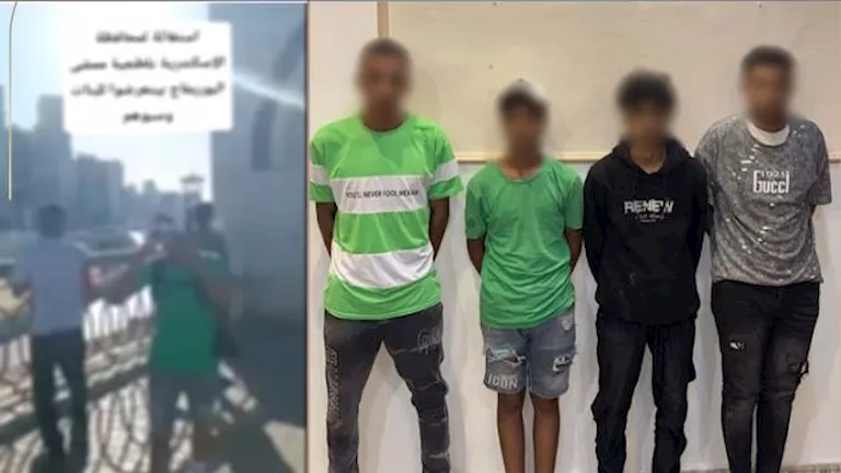 فيديو مثير | 4 شباب يعاكسون الفتيات بالمنتزة.. تدخل عاجل من الداخلية