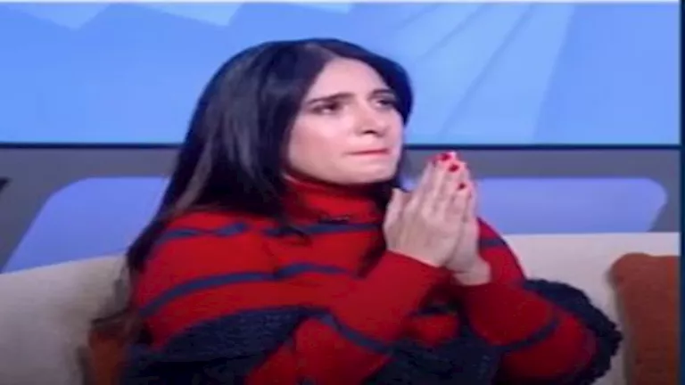 تأثر وبكاء ميرنا وليد