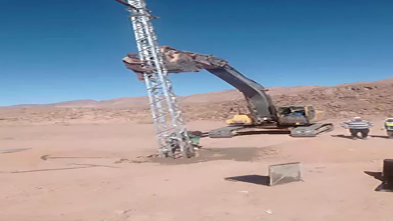 تركيب 312 عمودًا لمد شبكة الكهرباء بوادي فيران بجنوب سيناء