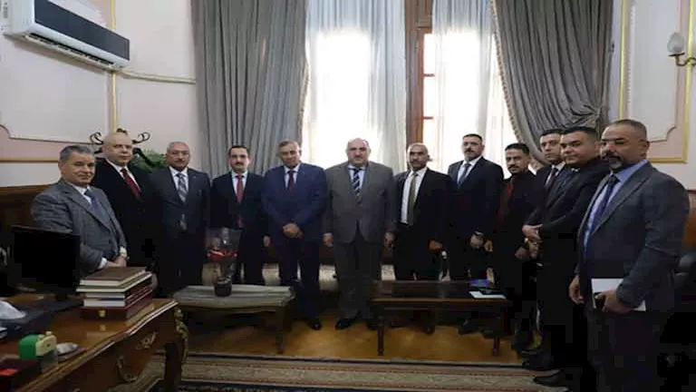 رئيس محكمة النقض يستقبل وفد محكمة تمييز قوى الأمن الداخلي العراقي | صو