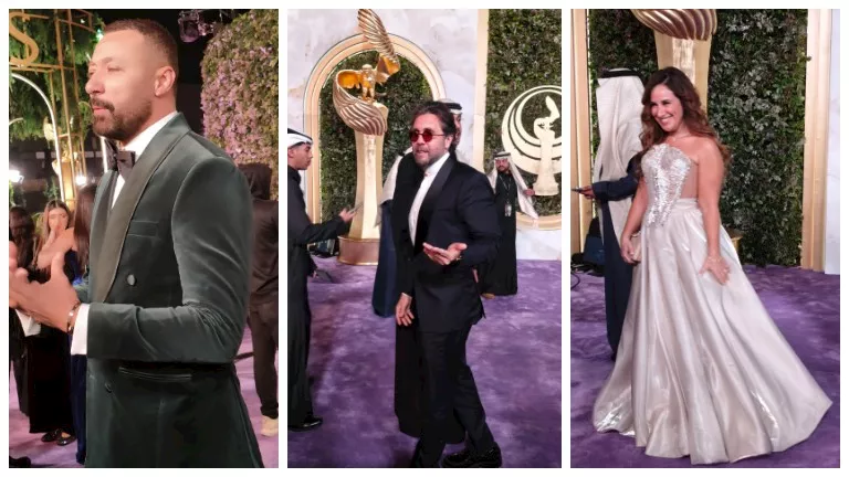 السقا وفهمي وشيري عادل وهشام ماجد ضمن حضور Joy Awards 2026 