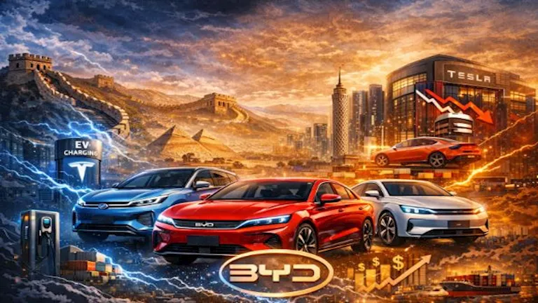 قبل انطلاقها بمصر رسميًا.. BYD تبيع 4.6 مليون سيارة في 2025 