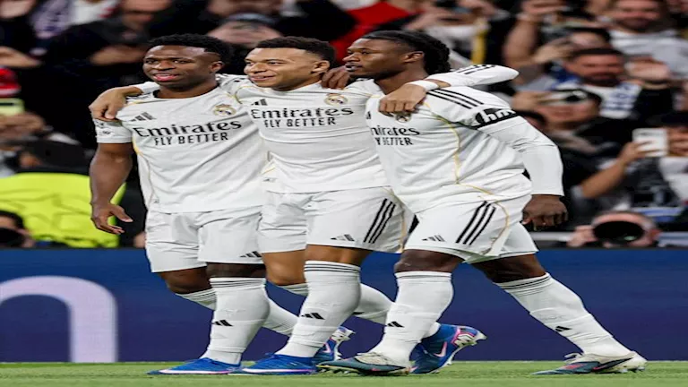 خلال مباراة ريال مدريد وموناكو 