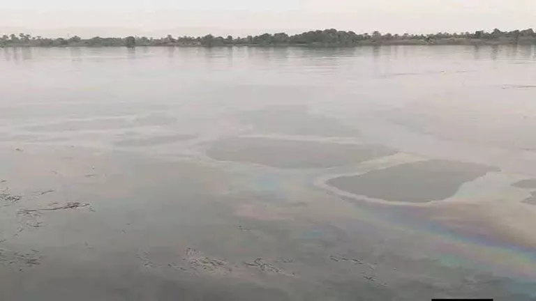 طوارئ في الأقصر.. بقعة بترولية مجهولة تظهر بنيل “إسنا” (صور)