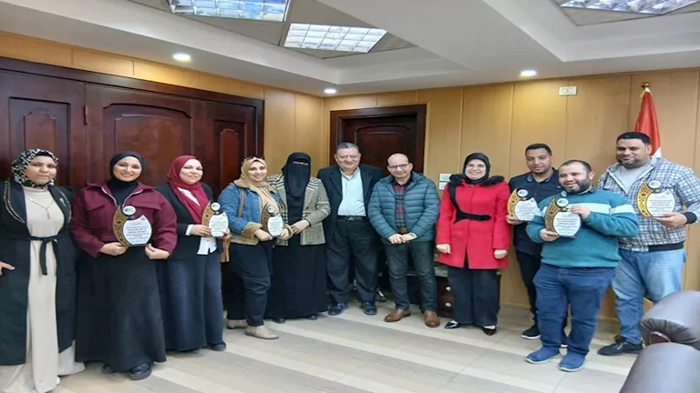 مصر – فحص 1200 أسرة.. «صحة الدقهلية» تكرم فرق «المسح التدريجي»