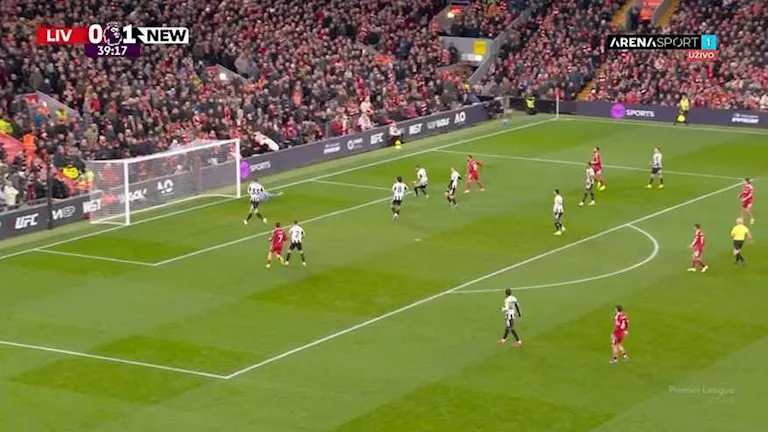 بث مباشر ليفربول ضد نيوكاسل في الدوري الإنجليزي