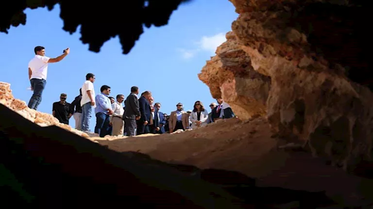 اعلان كهف الجارة بالوادي الجديد محمية طبيعية