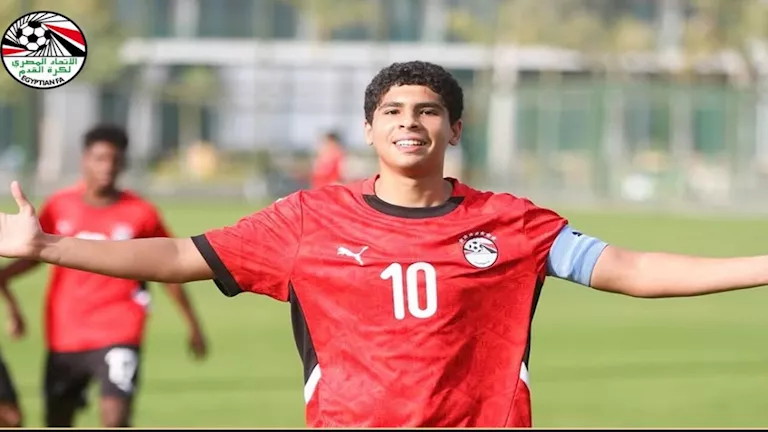 أحمد صفوت نجم منتخب مصر للناشئين