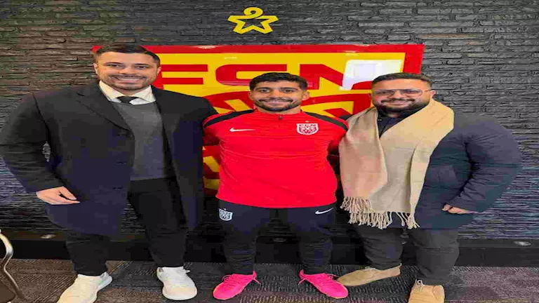 9 صور لأول ظهور لإبراهيم عادل مع نورشيلاند الدنماركي