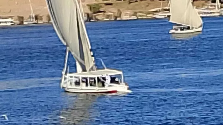 استئناف الملاحة النيلية اسوان بعد العاصفة