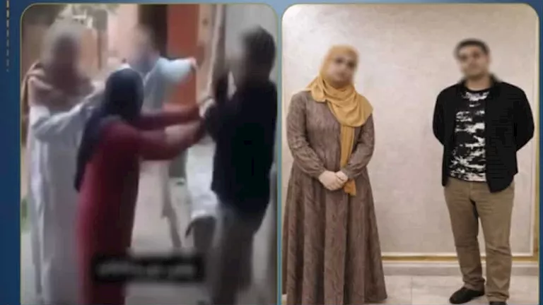 “ابني ضربني”.. الشرطة تقتص لسيدة المنصورة