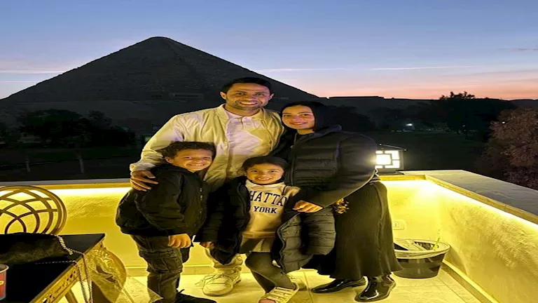 محمد إبراهيم ينشر صورا مع ابنه ويهنئه بهذه المناسبة