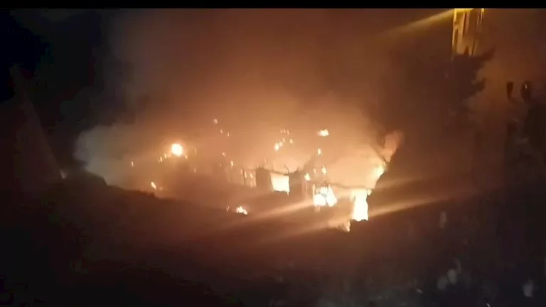 حريق يلتهم حظيرة مواشي بالمنوفية