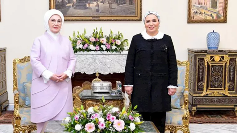 انتصار السيسي: زيارة قرينة أردوغان للقاهرة تعكس عمق الروابط بين مصر وت