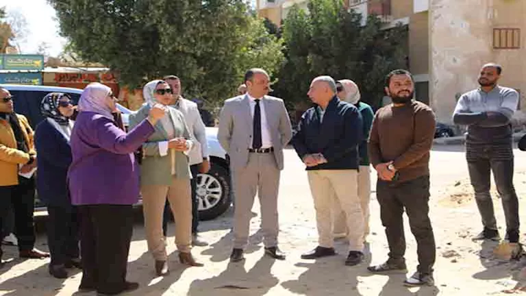 مدرسة المتفوقين بالوادي الجديد ومتابعة أعمال الإنشاءات بمقر مديرية الت